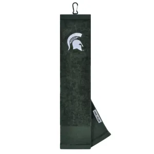 Spartan Green Golf Face/Club Towel