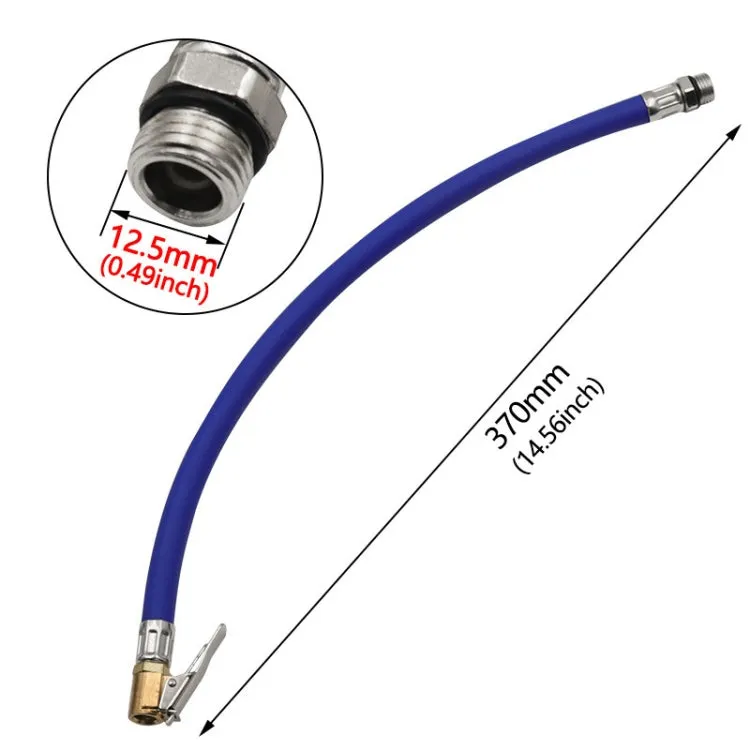 2 PCS Bicycle Car Tire Rubber Tube Pump Nozzle, Specification: 12.5mm Blue