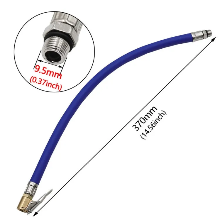 2 PCS Bicycle Car Tire Rubber Tube Pump Nozzle, Specification: 9.5mm Blue