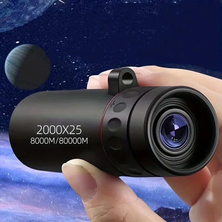 2000x25 3.6 inch 12x HD Magnification Monocular High Power Telescope