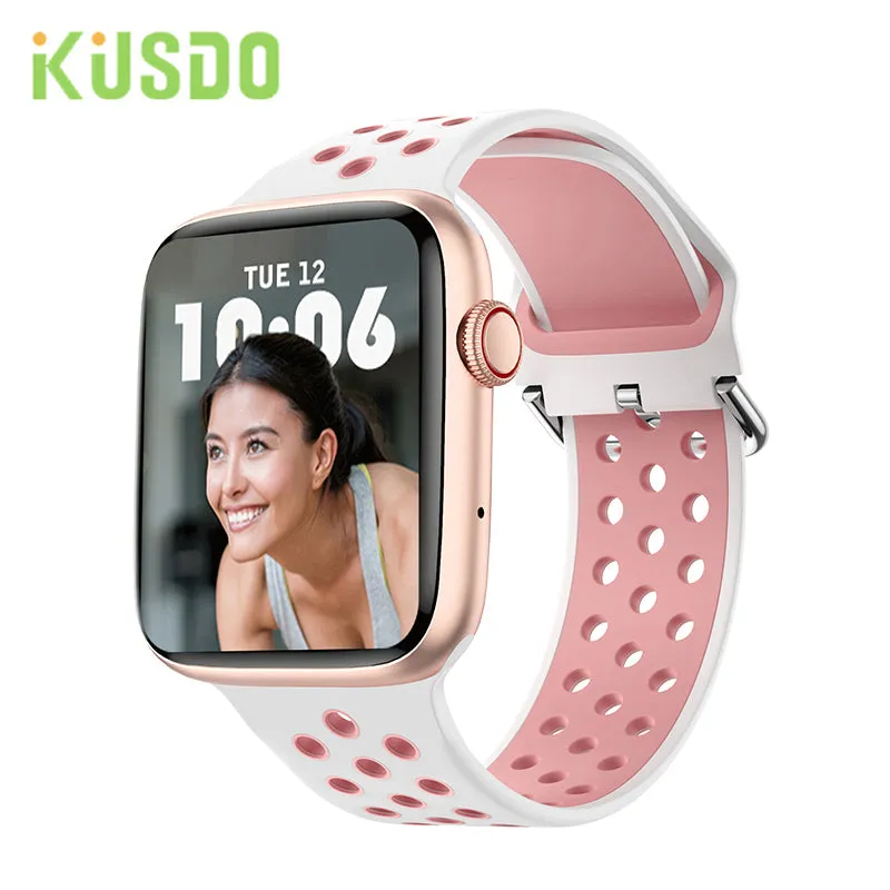 44mm Smart Watch Men Women Smartwatch Bluetooth Call Wireless Charging Custom Dial 2023 Fitness Bracelet For Apple Android