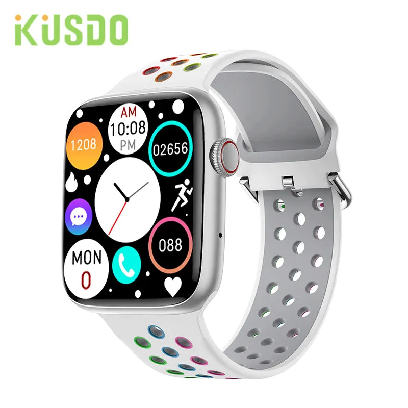 44mm Smart Watch Men Women Smartwatch Bluetooth Call Wireless Charging Custom Dial 2023 Fitness Bracelet For Apple Android