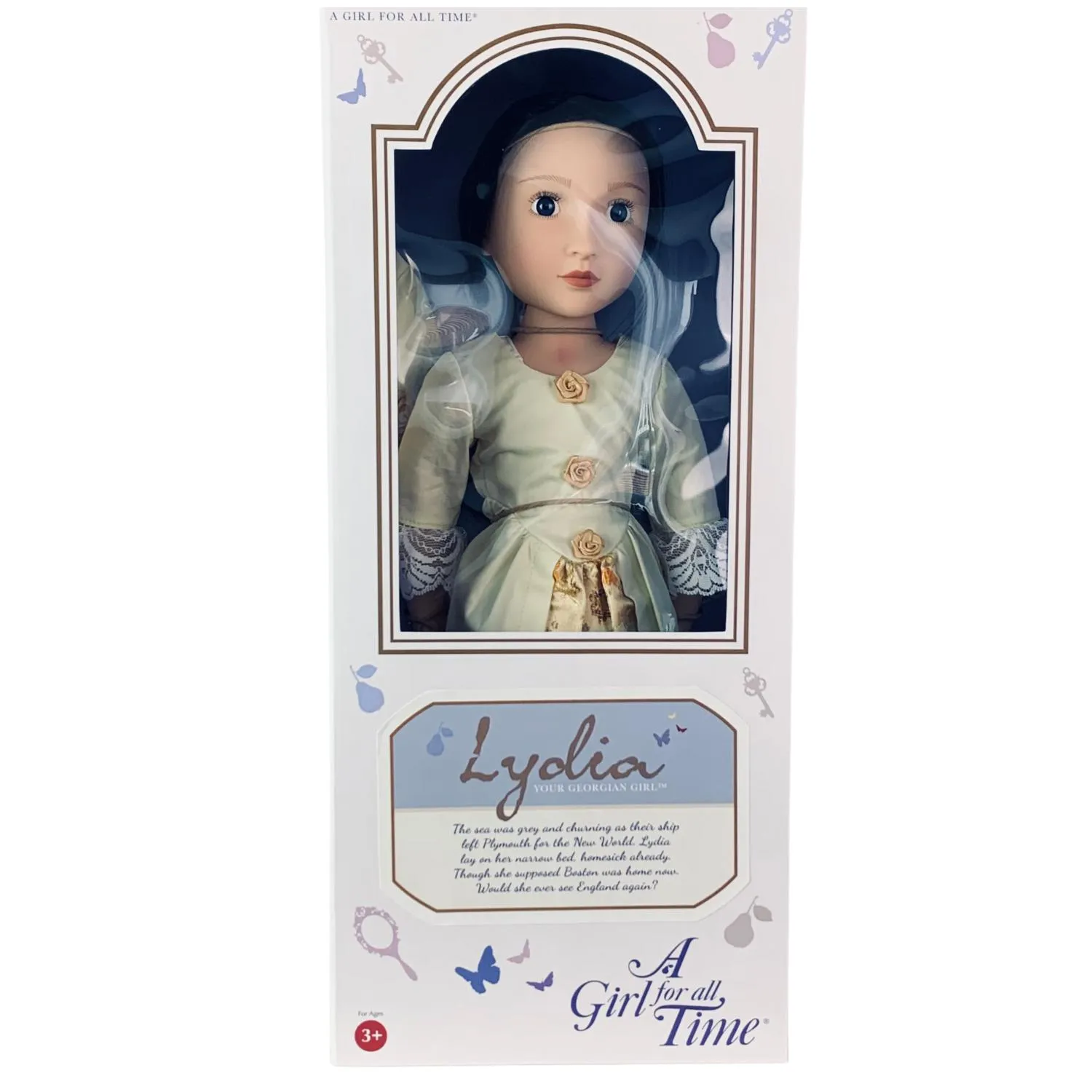 A Girl for All Time: Lydia, Your Georgian Girl  - 16 inch historical British girl doll