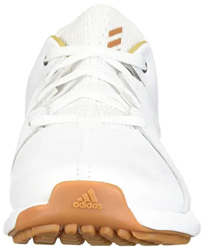 adidas Men's Adicross PPF Golf Shoe, FTWR White/Gum/FTWR White, 11.5 M US