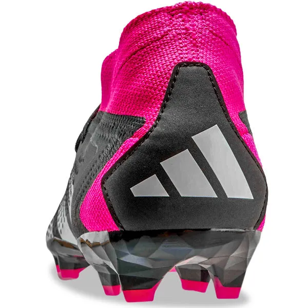 adidas Predator Accuracy.2 Firm Ground Soccer Cleats (Core Black/Shock Pink)