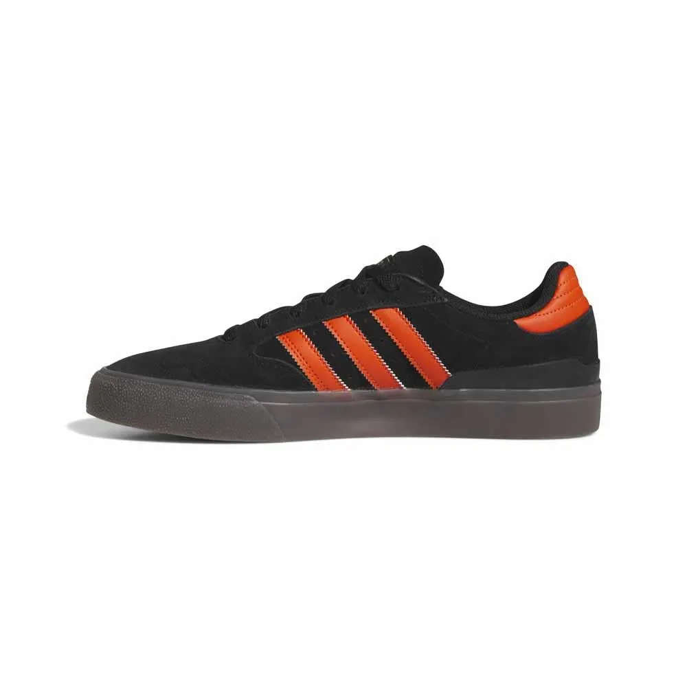 Adidas Skateboarding Busenitz Vulc 11 Core Black Coral Orange Gum Skate Shoes