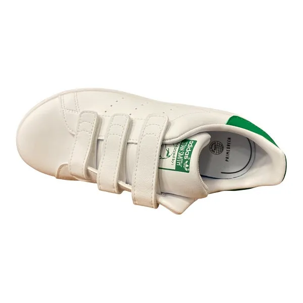 Adidas sneakers con strappo da bambino Stan Smith CF C FX7534 white-green