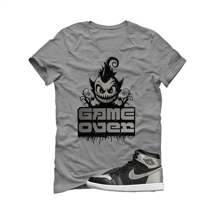 Air Jordan 1 High OG WMNS Satin Shadow Grey T-Shirt (Game Over)| illcurrency