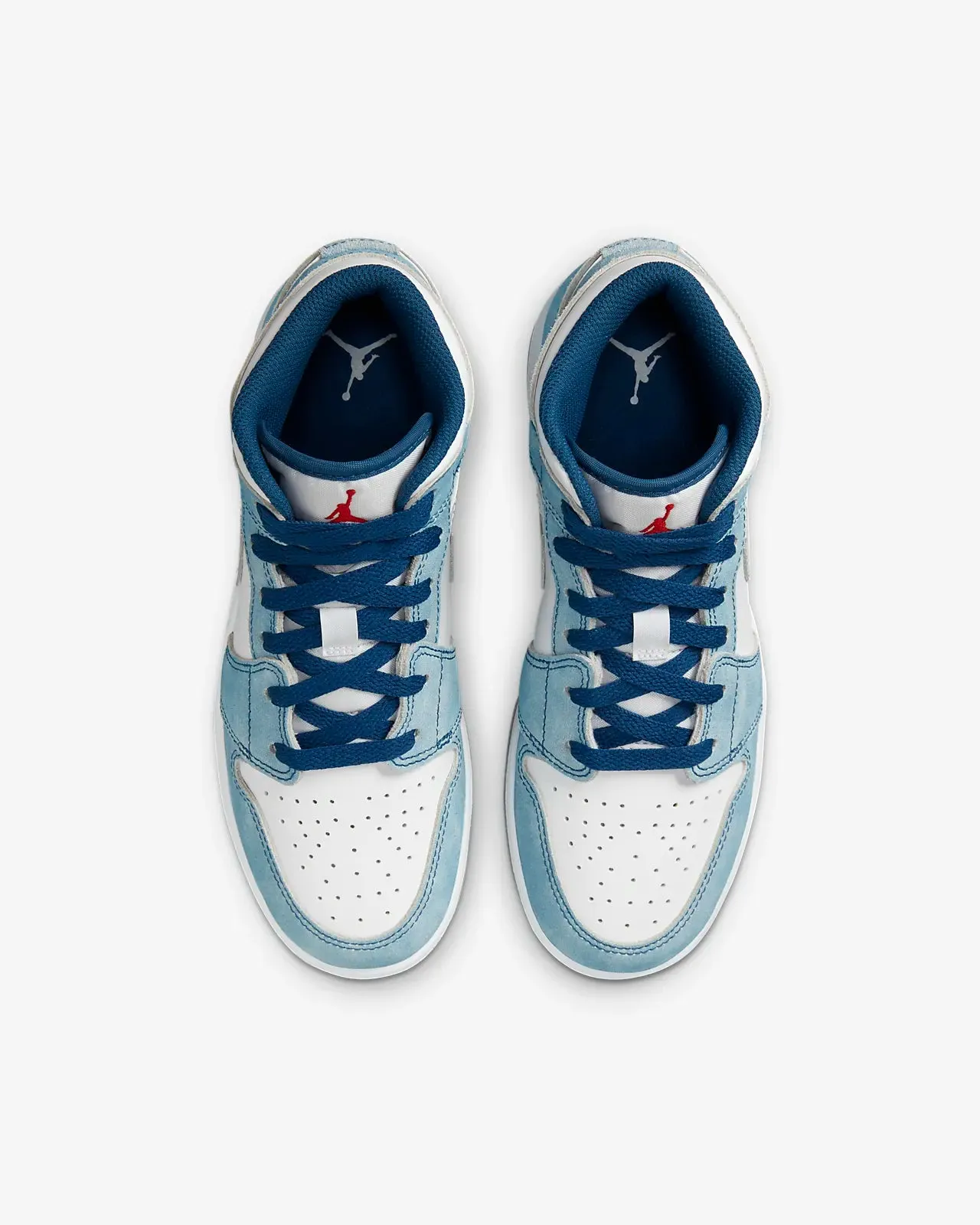 Air Jordan 1 Mid SE GS French Blue Fire Red White DR6235-401