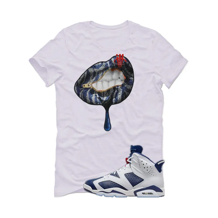 Air Jordan 6 Olympic White T-Shirt (LIPS UNSEALED)| illcurrency