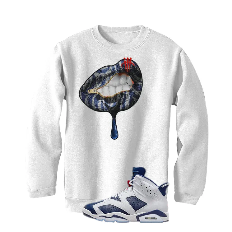 Air Jordan 6 Olympic White T-Shirt (LIPS UNSEALED)| illcurrency