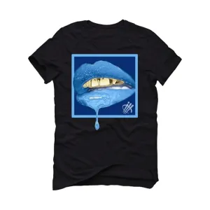 Air Jordan 9 University Blue 2020 Black T-Shirt (LIPSTICK)