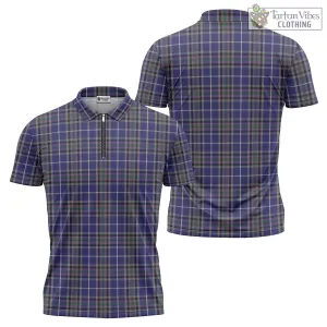 Alexander of Menstry Tartan Zipper Polo Shirt