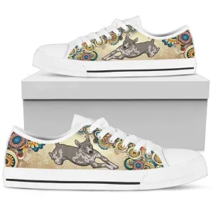 American Hairless Terrier Women'S Low-Top Shoe A Unique And Stylish Choice, Dog Printed Shoes, Canvas Shoes For Men, Women