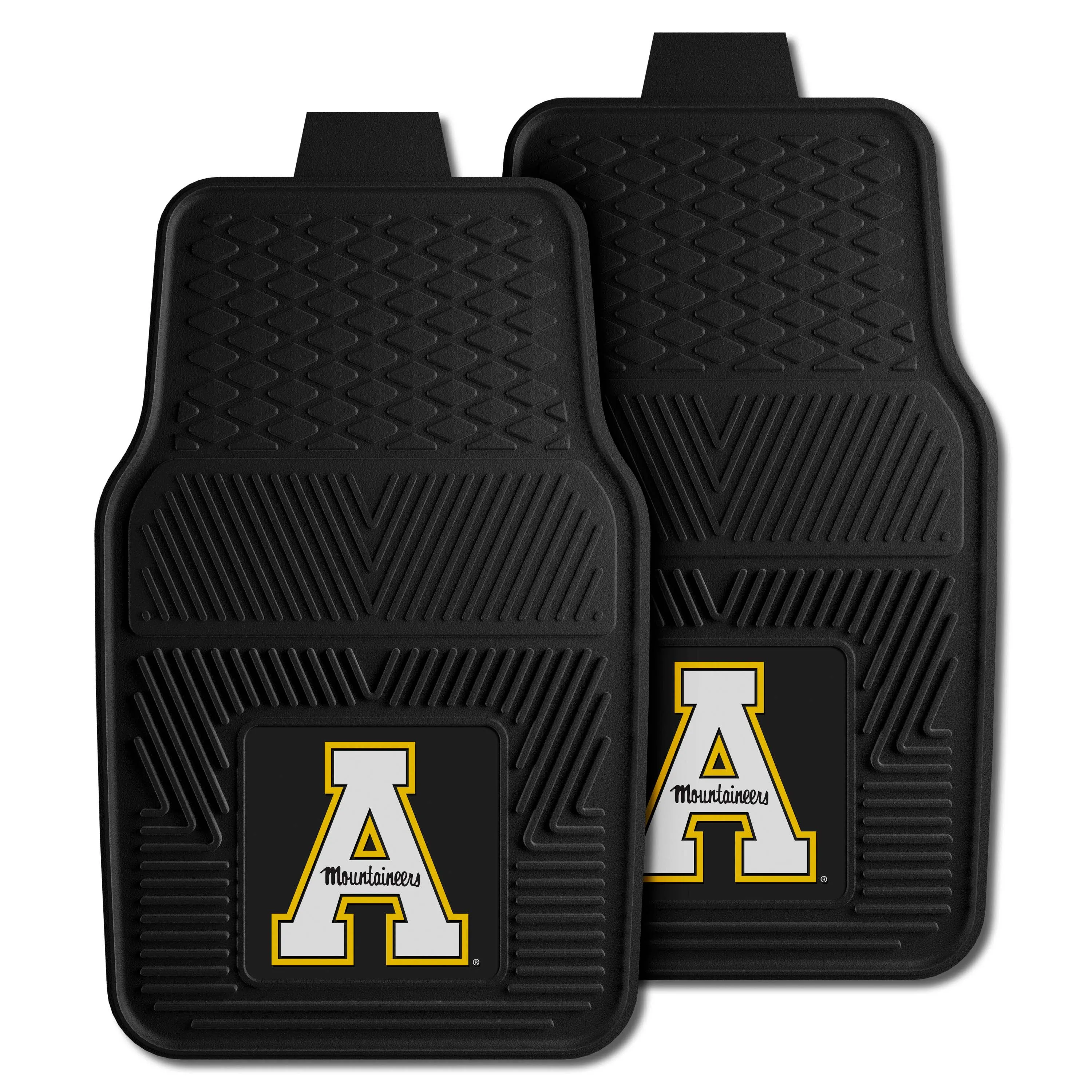 Appalachian State Mountaineers Heavy Duty Car Mat Set - 2 Pieces