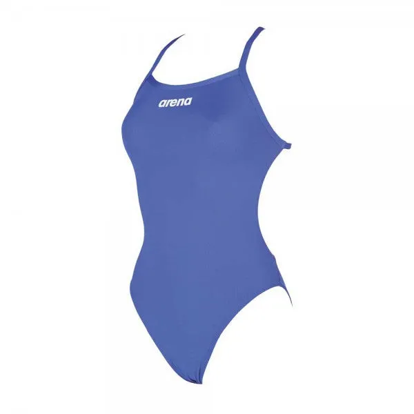 Arena Women's Solid Light Tech Swimming Suit-Royal