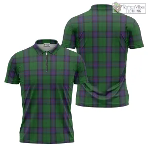 Armstrong Tartan Zipper Polo Shirt