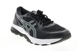 Asics Gel-Nimbus 21 1012A156 Mens Black Synthetic Athletic Running Shoes