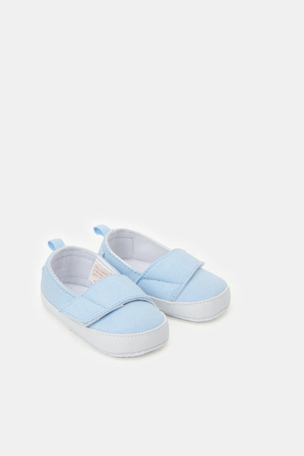 Baby Blue Pram Shoes