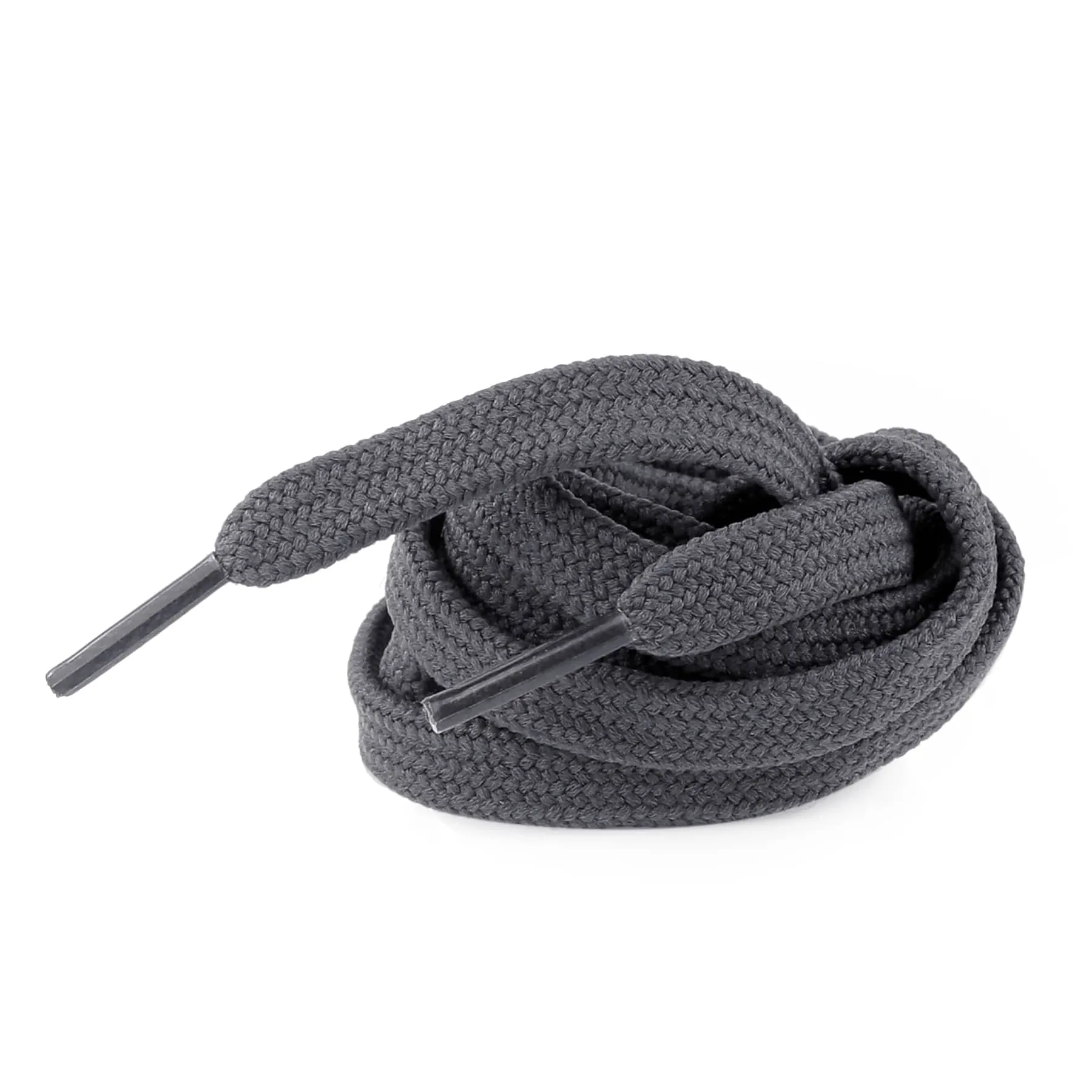 Bacca Bucci Sneaker Shoe Laces | Flat | Black- Black