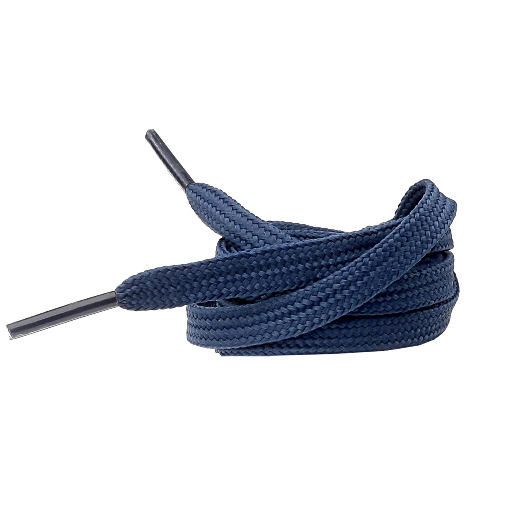 Bacca Bucci Sneaker Shoe Laces | Flat | Black- Blue