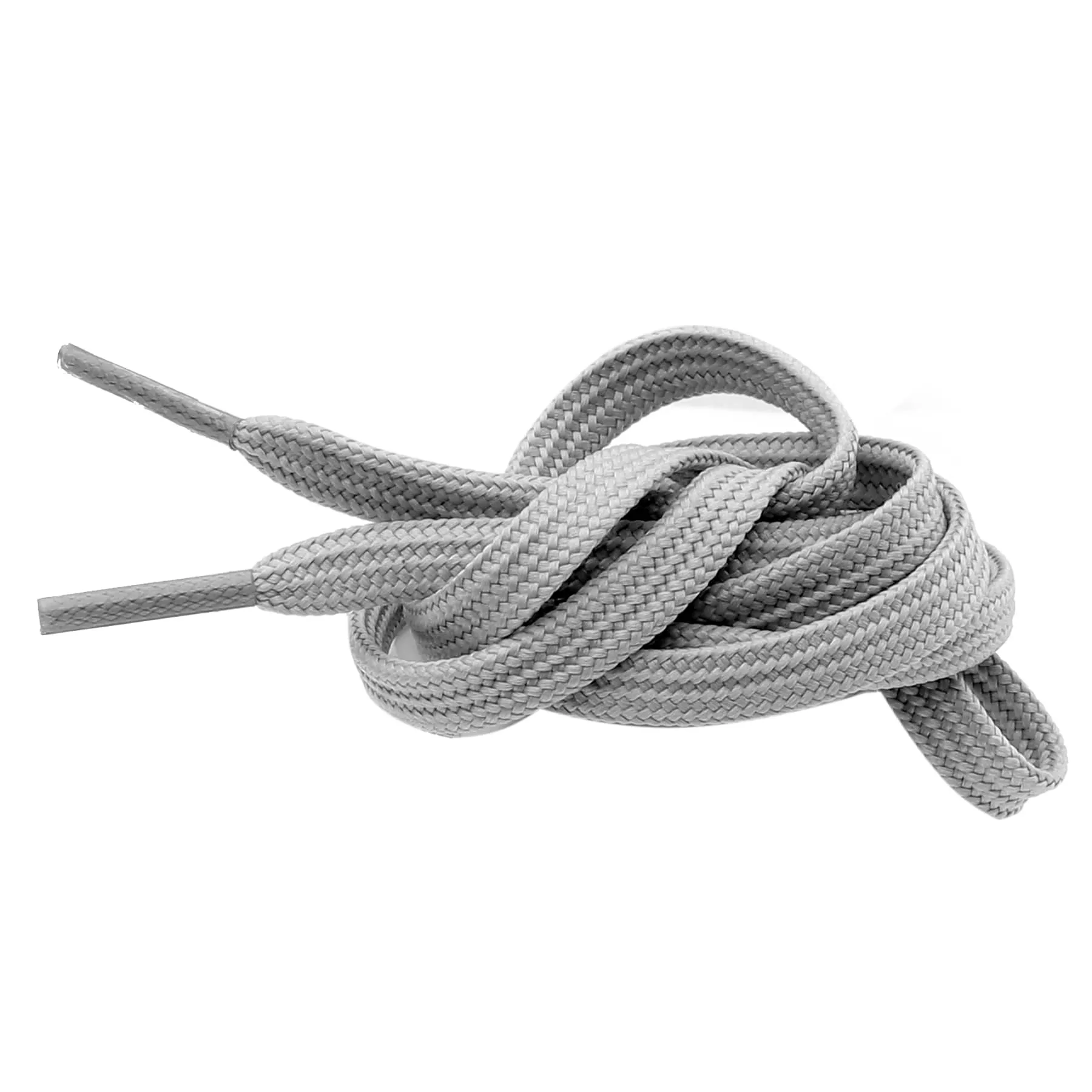 Bacca Bucci Sneaker Shoe Laces | Flat | Black- Grey