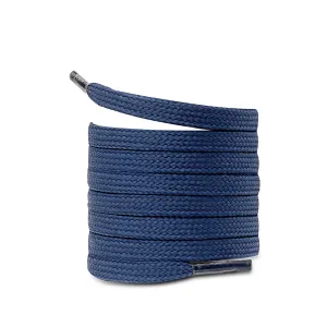 Bacca Bucci Sneaker Shoe Laces | Flat | Black- Navy Blue