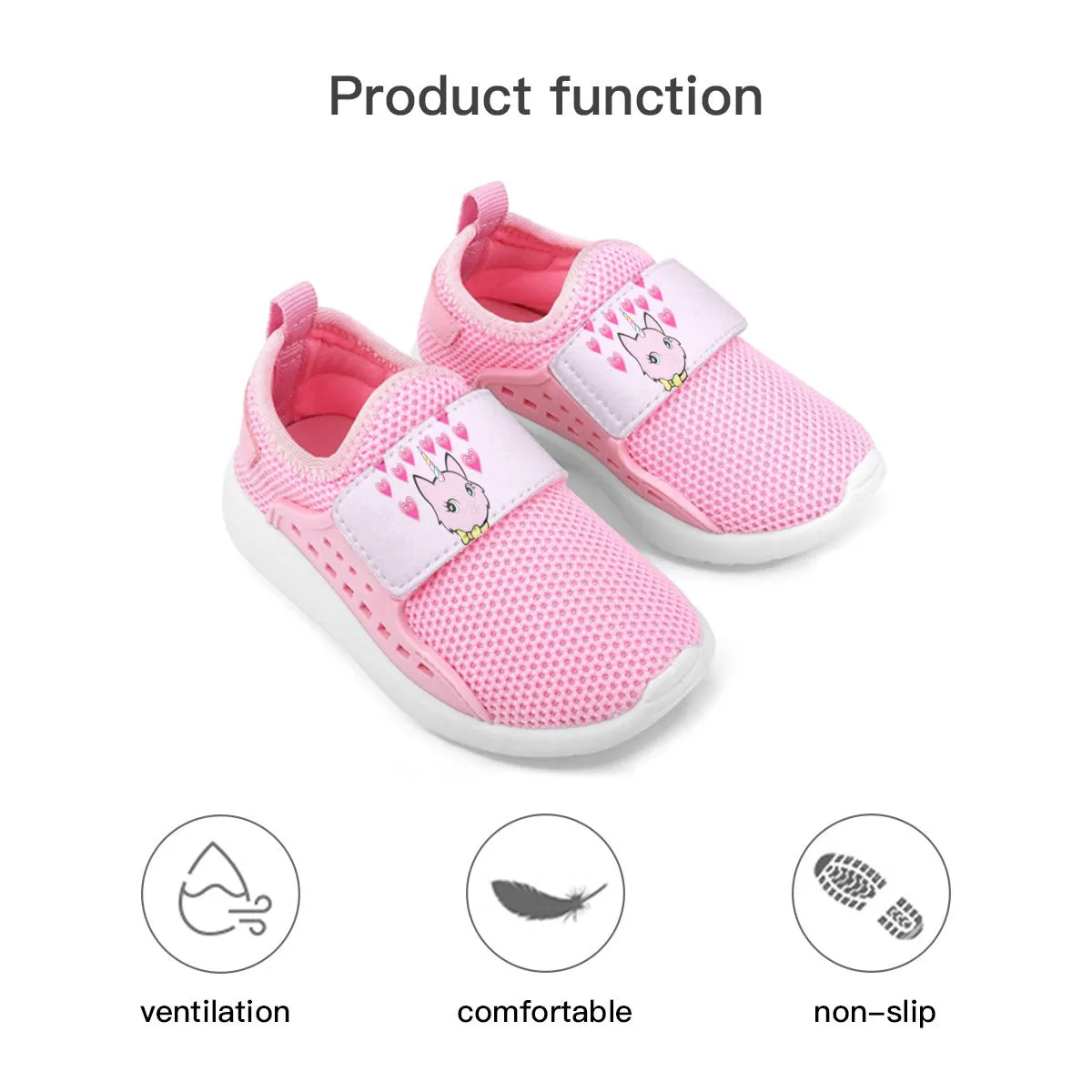 Bec's Uni-Kitten Children's Breathable Sneaker