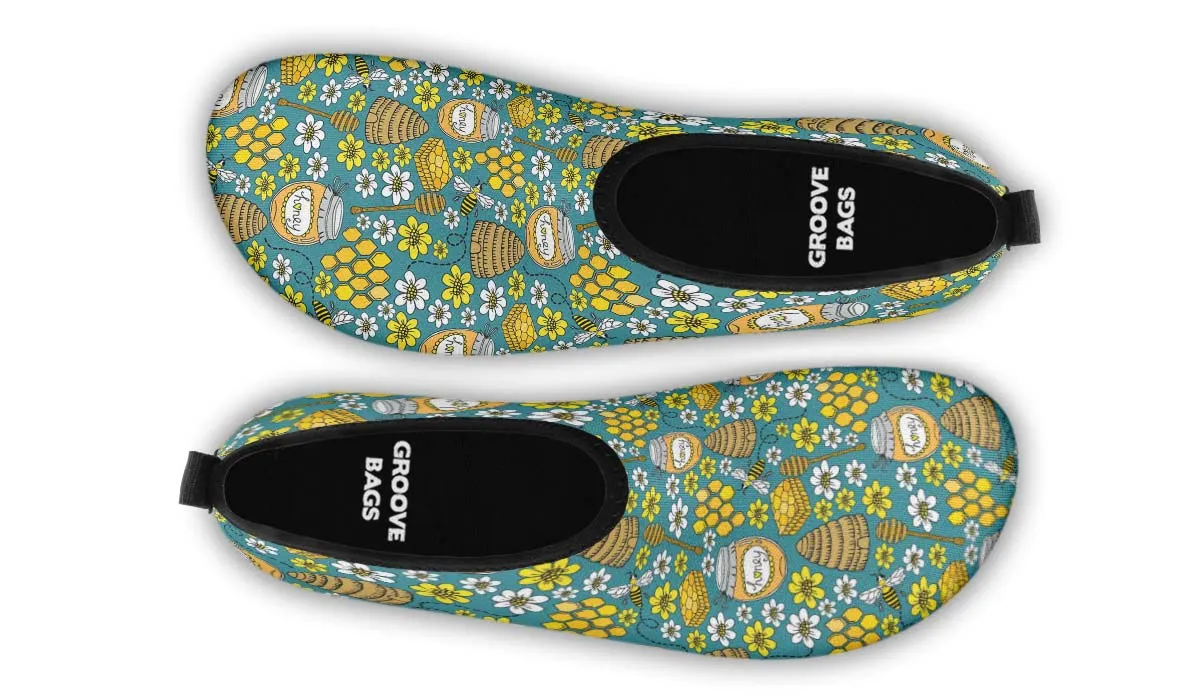 Bee Keeping Aqua Barefoot Shoes