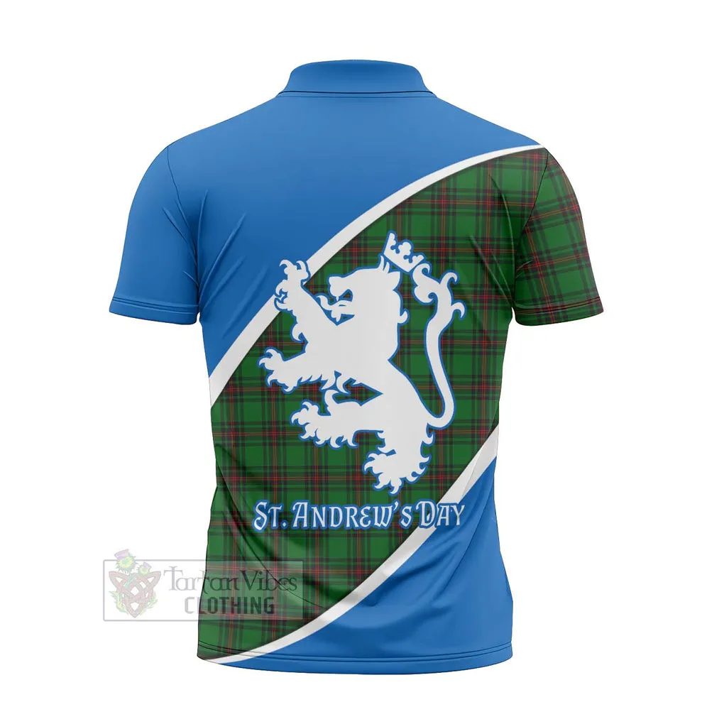 Beveridge Family Crest Tartan Zipper Polo Shirt Celebrate Saint Andrew's Day in Style