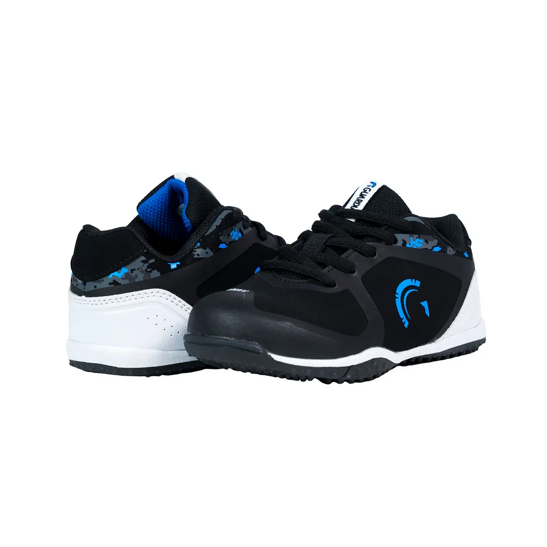 Bolt Youth Low Top Turf Baseball and Softball Shoes (Black/Royal)