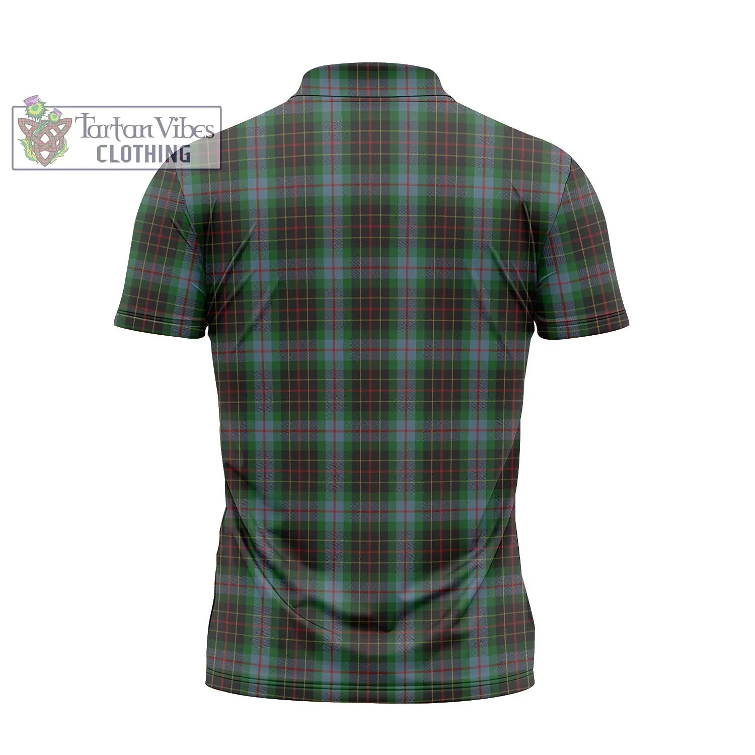 Brodie Hunting Tartan Zipper Polo Shirt