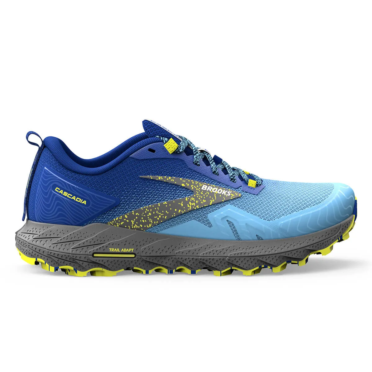 Brooks Cascadia 17 Mens | Blue/surf the Web/sulphur