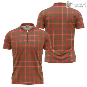 Bruce County Canada Tartan Zipper Polo Shirt