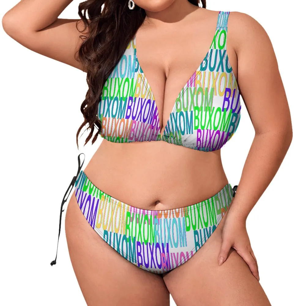 Buxom Voluptuous ( ) Plus Size Bikini Swimsuit