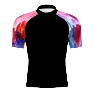 California Sunset - Men's Surf UPF50  Short Sleeve Rash Guard