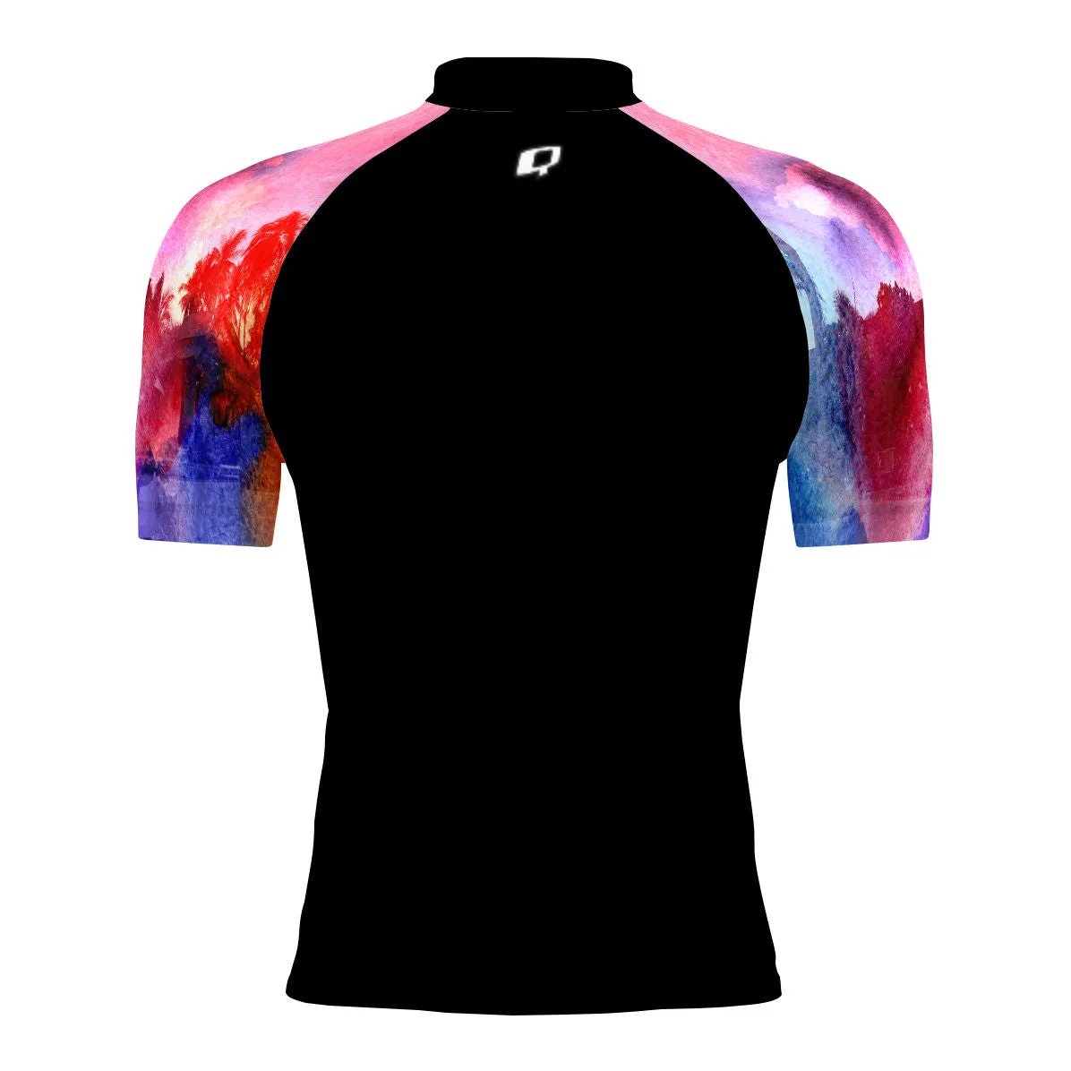 California Sunset - Men's Surf UPF50  Short Sleeve Rash Guard