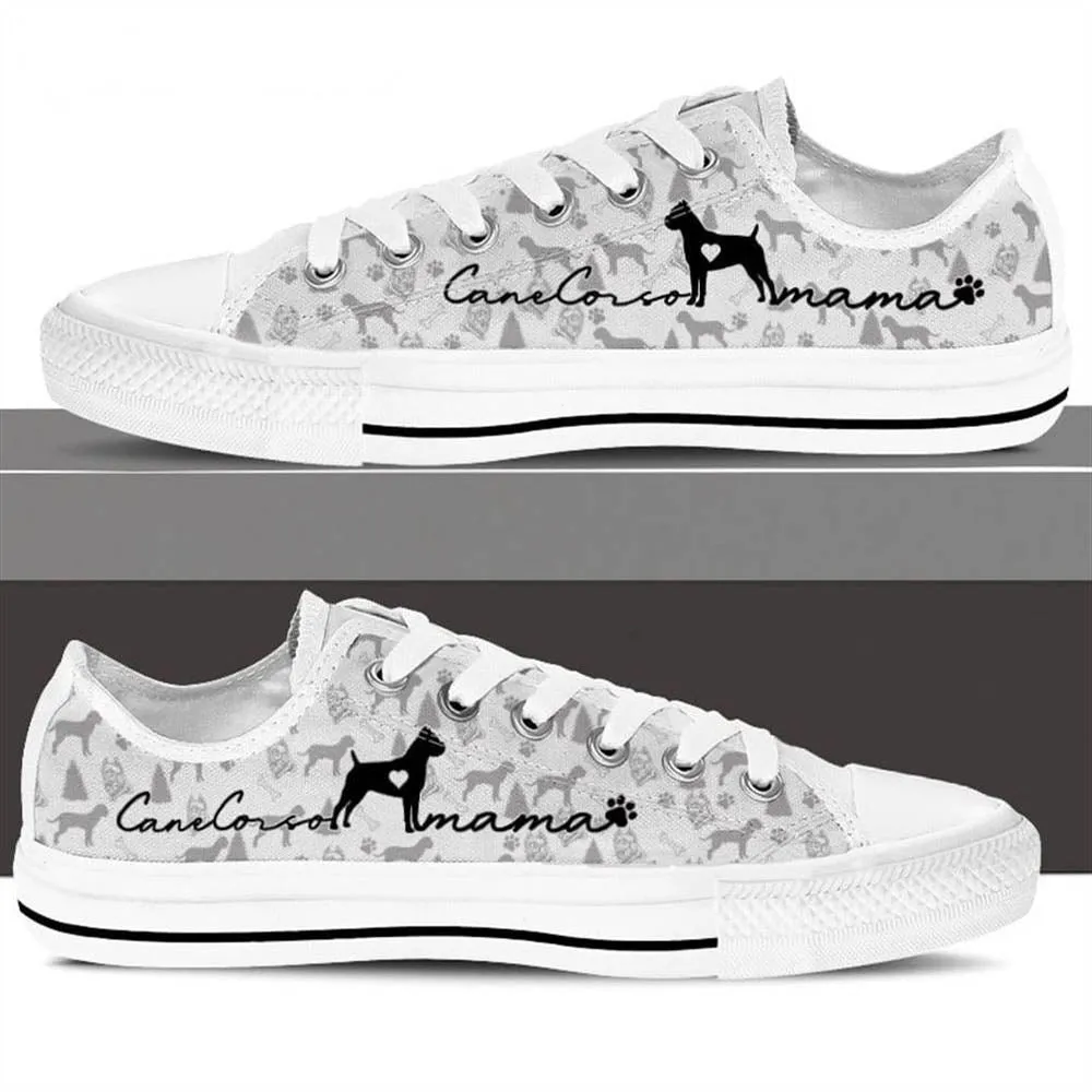 Cane Corso Low Top Shoes, Dog Printed Shoes, Canvas Shoes For Men, Women