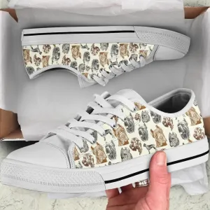 Cane Corso Low Top Shoes - Lowtop Casual Shoes Gift For Adults, Dog Printed Shoes, Canvas Shoes For Men, Women