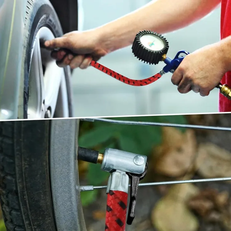 Car Tire Foot Pump Air Pipe Accessories Bicycle / Motorcycle Air Hose, Length: 60cm