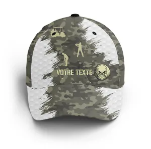 Casquette De Golf Performance, Motifs Balle de Golf, Camouflage, Cadeau Personnalisé Idéal Pour Fans De Golf - CTS25052227