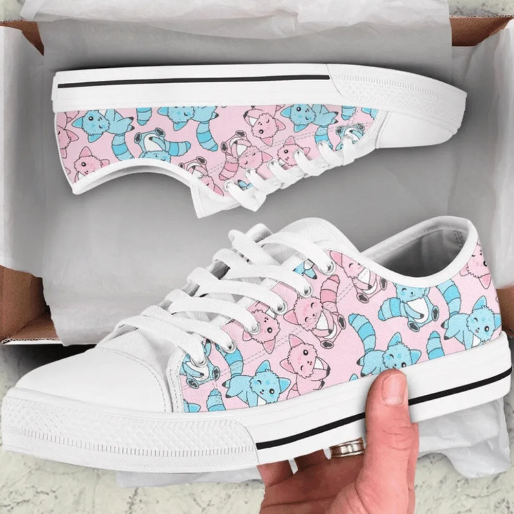 Cat Head Low Top Shoes - Comfortable And Trendy Footwear, Cat Canvas Shoes