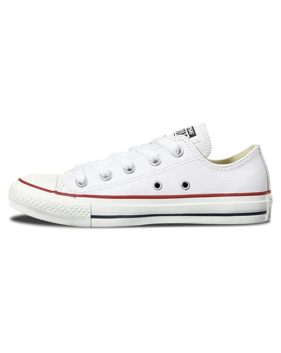 Chuck Taylor All Star Leather Low Top Shoes - White