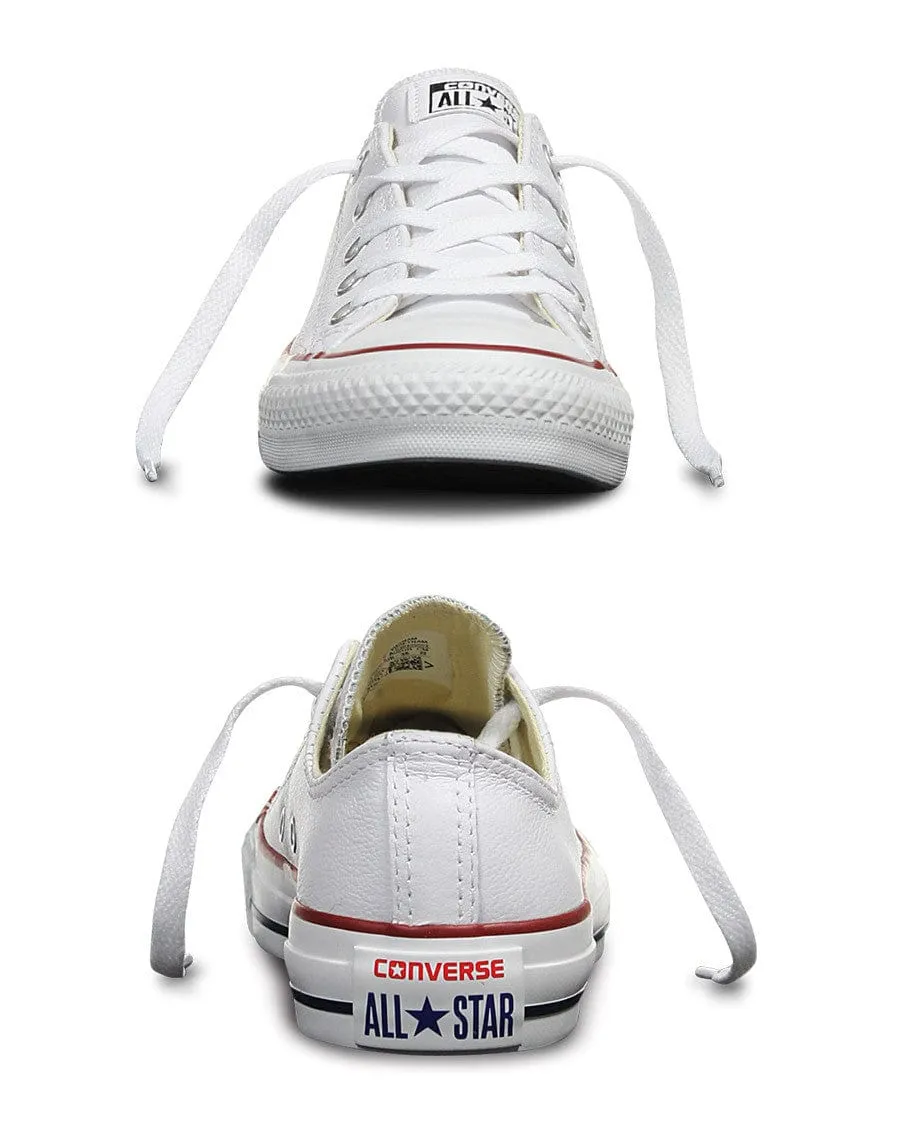 Chuck Taylor All Star Leather Low Top Shoes - White