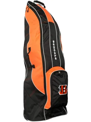 Cincinnati Bengals Team Golf Black Golf Clubs Wheeled Luggage Travel Bag