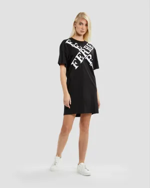 Cross Branding T-Shirt Dress