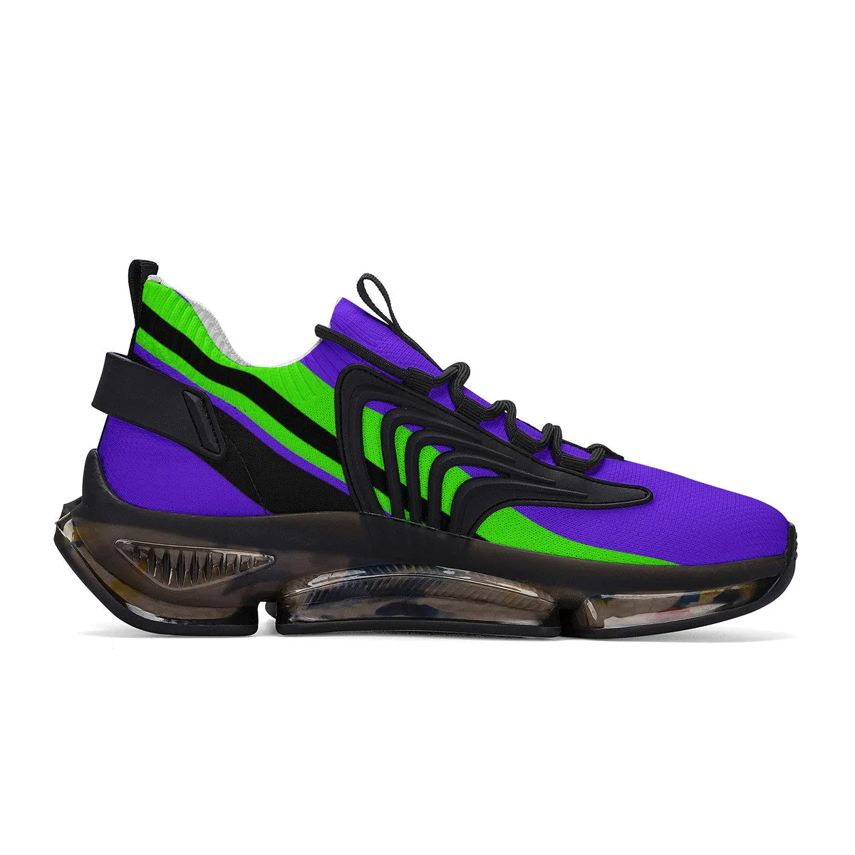 DCYG Purple & Green Air Max React Sneakers - Black