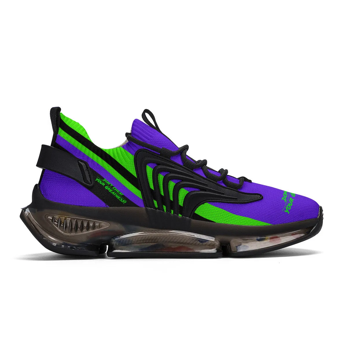 DCYG Purple & Green Air Max React Sneakers - Black