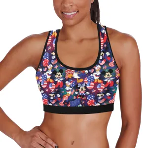 Disney America Women's Sports Bra