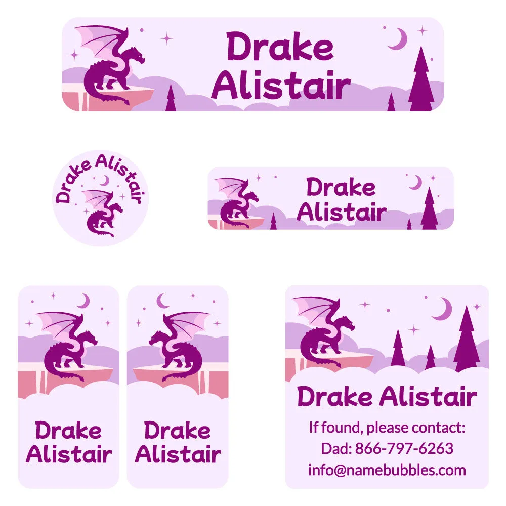 Dragon Camp Labels Pack